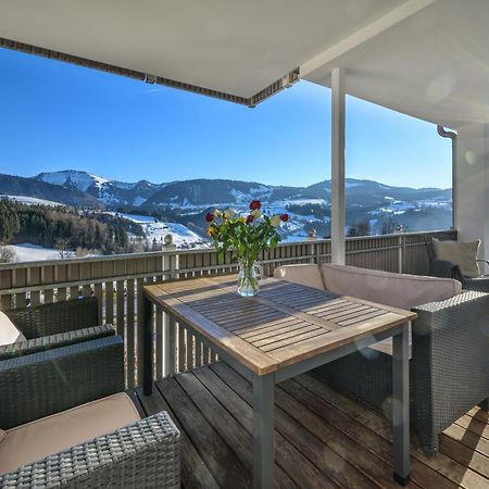 Haus "Bergblick" Ferienwohnung Hochgrat Oberstaufen Mit 2 Schlafzimmer Екстер'єр фото